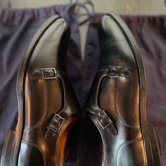 Cole Haan Men's Premium Monk Strap Shoes - Size 10.5D - Picture 7 of 10